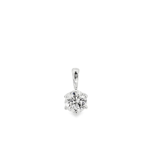 0.51 CTTW Solitaire Pendant
