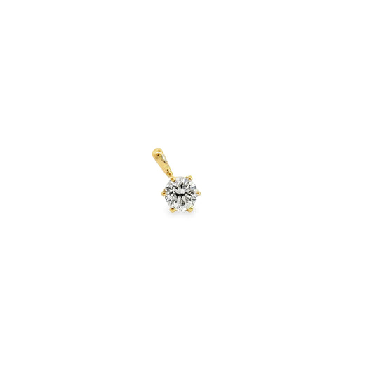 0.50 CTTW Solitaire Pendant