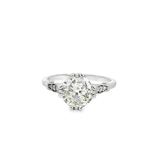 1.82 CTTW Accented Solitaire Ring