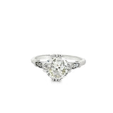 1.82 CTTW Accented Solitaire Ring