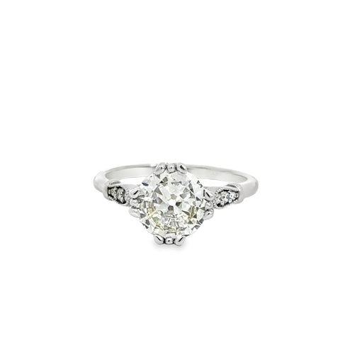 1.82 CTTW Accented Solitaire Ring