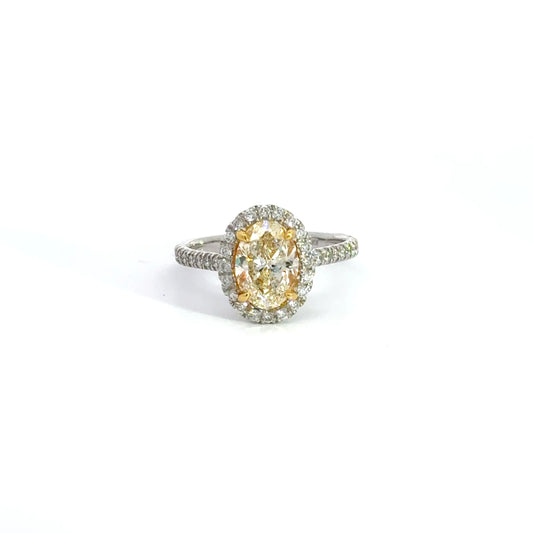 1.81 CTTW Halo Ring