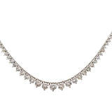 10.00 CTTW Graduated/Riviera Necklace