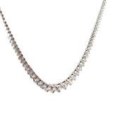 10.00 CTTW Graduated/Riviera Necklace