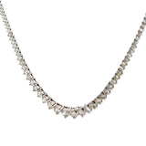 10.00 CTTW Graduated/Riviera Necklace