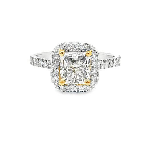 1.71 CTTW Halo Ring