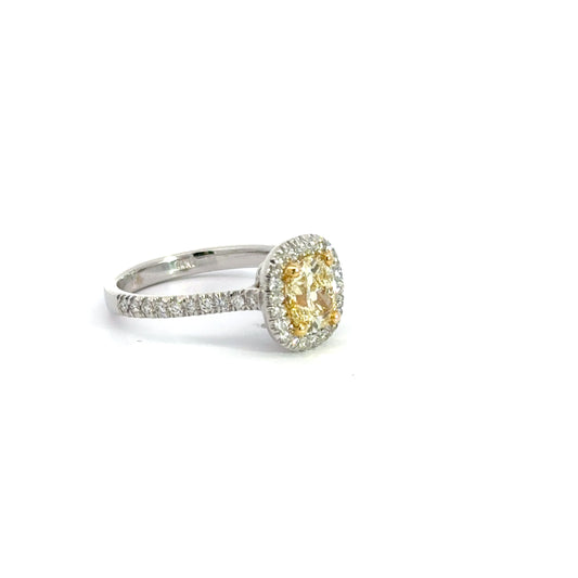 1.54 CTTW Halo Ring