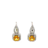 2.85 CTTW Halo Earrings