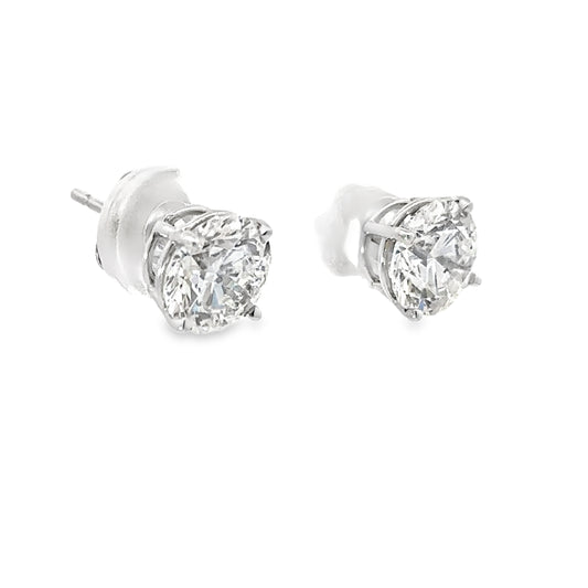 3.07 CTTW Studs Earrings