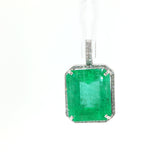 0.37 CTTW Halo Pendant