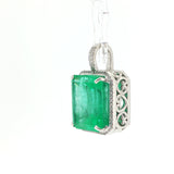 0.37 CTTW Halo Pendant