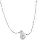 3.01 CTTW Pendant with Chain Necklace