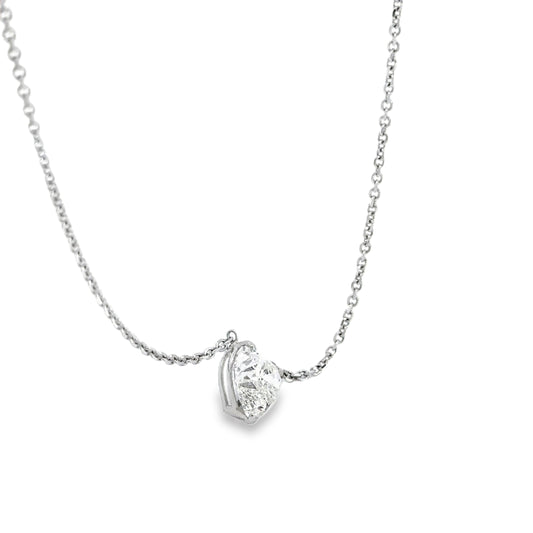 3.01 CTTW Pendant with Chain Necklace