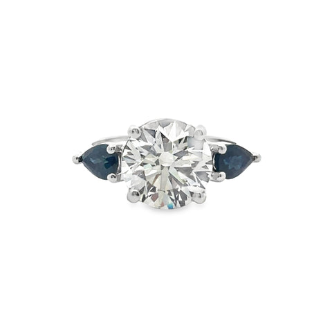 4.69 CTTW 3 Stone Ring