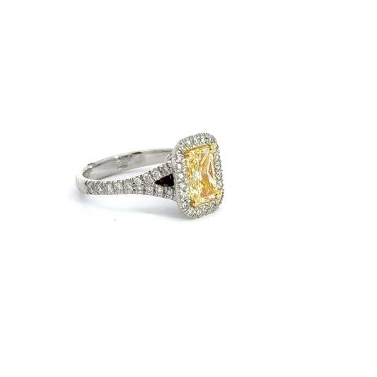 1.45 CTTW Halo Ring
