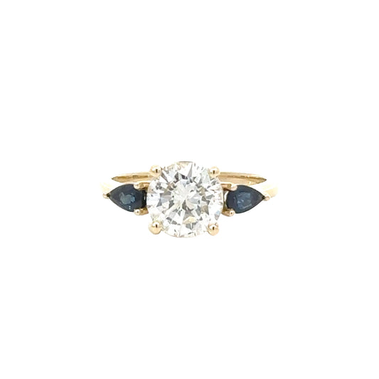 2.56 CTTW 3 Stone Ring