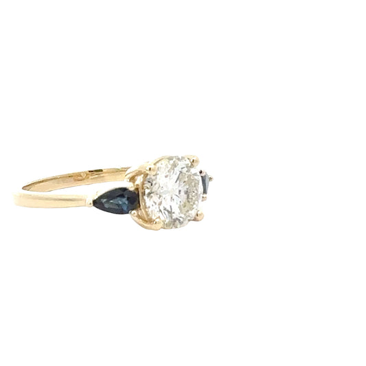 2.56 CTTW 3 Stone Ring