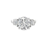 4.41 CTTW 3 Stone Ring