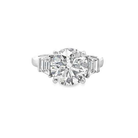 4.41 CTTW 3 Stone Ring