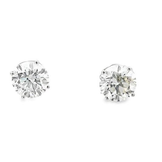 3.36 CTTW Studs Earrings