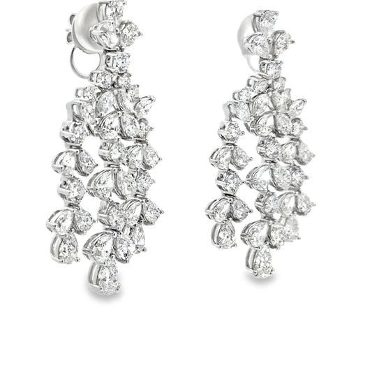 13.08 CTTW Dangle Earrings