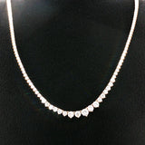 10.00 CTTW Graduated/Riviera Necklace