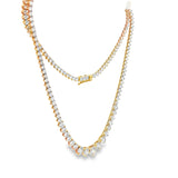 10.00 CTTW Graduated/Riviera Necklace