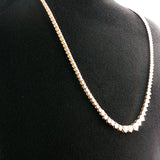 10.00 CTTW Graduated/Riviera Necklace