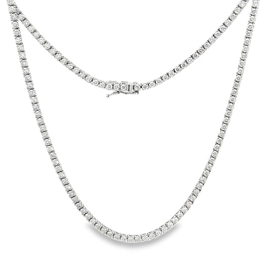 4.90 CTTW Straight-line Necklace