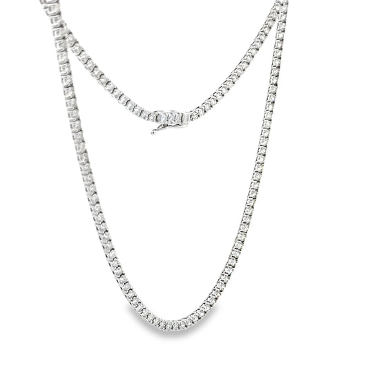 4.90 CTTW Straight-line Necklace