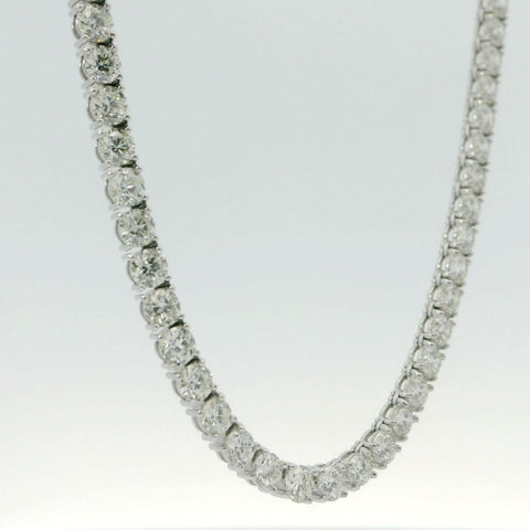 22.03 CTTW Straight-line Necklace