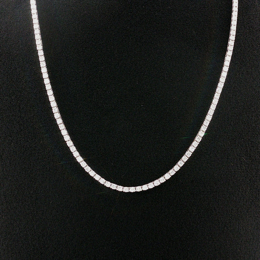6.01 CTTW Straight-line Necklace