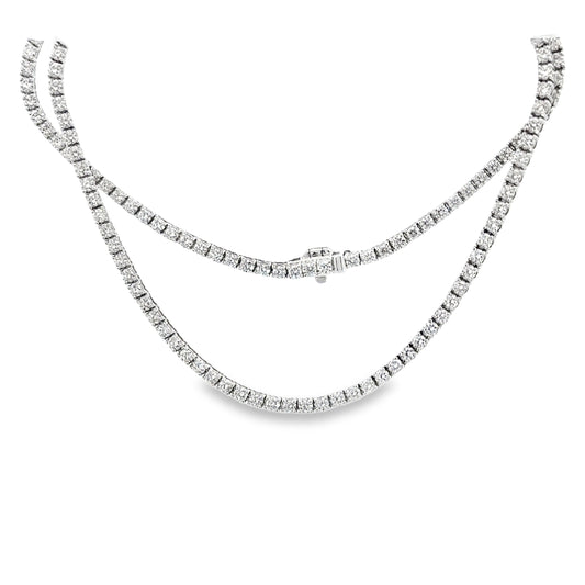 6.01 CTTW Straight-line Necklace