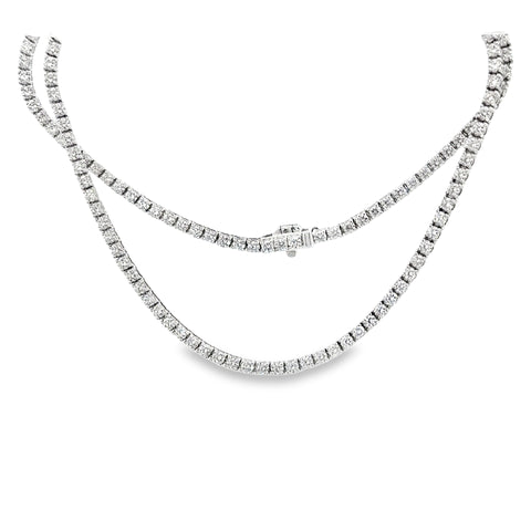 6.01 CTTW Straight-line Necklace