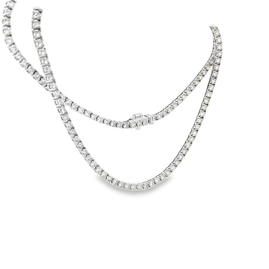 6.01 CTTW Straight-line Necklace