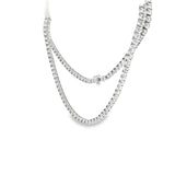 6.01 CTTW Straight-line Necklace