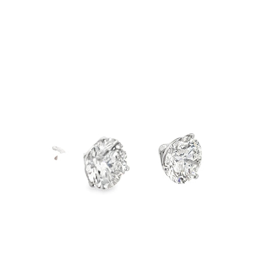 4.36 CTTW Studs Earrings