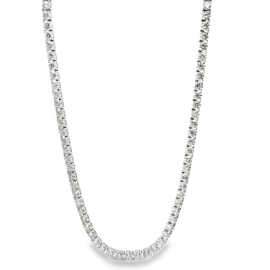 24.75 CTTW Straight-line Necklace