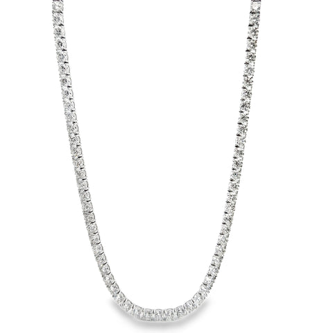 24.75 CTTW Straight-line Necklace