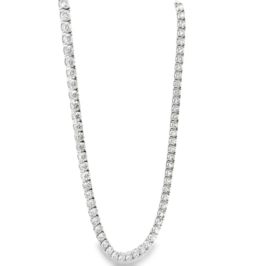 24.75 CTTW Straight-line Necklace