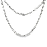 6.85 CTTW Straight-line Necklace