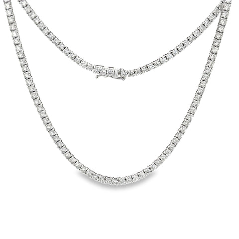6.85 CTTW Straight-line Necklace