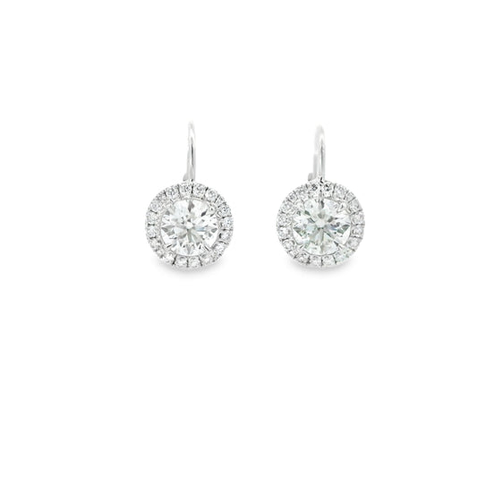 3.59 CTTW Dangle Earrings