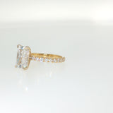 3.68 CTTW Accented Solitaire Ring