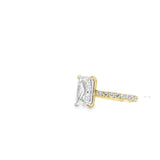 3.68 CTTW Accented Solitaire Ring