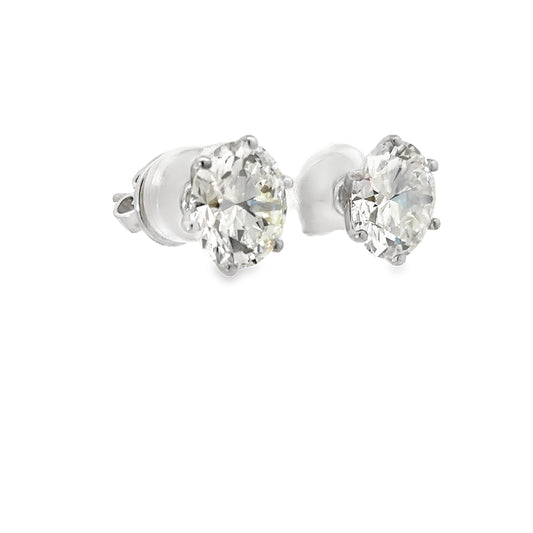 7.62 CTTW Studs Earrings