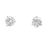 2.06 CTTW Solitaire Earrings