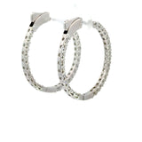 3.00 CTTW Hoops Earrings