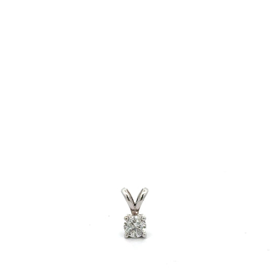 0.53 CTTW Solitaire Pendant