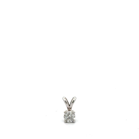 0.53 CTTW Solitaire Pendant